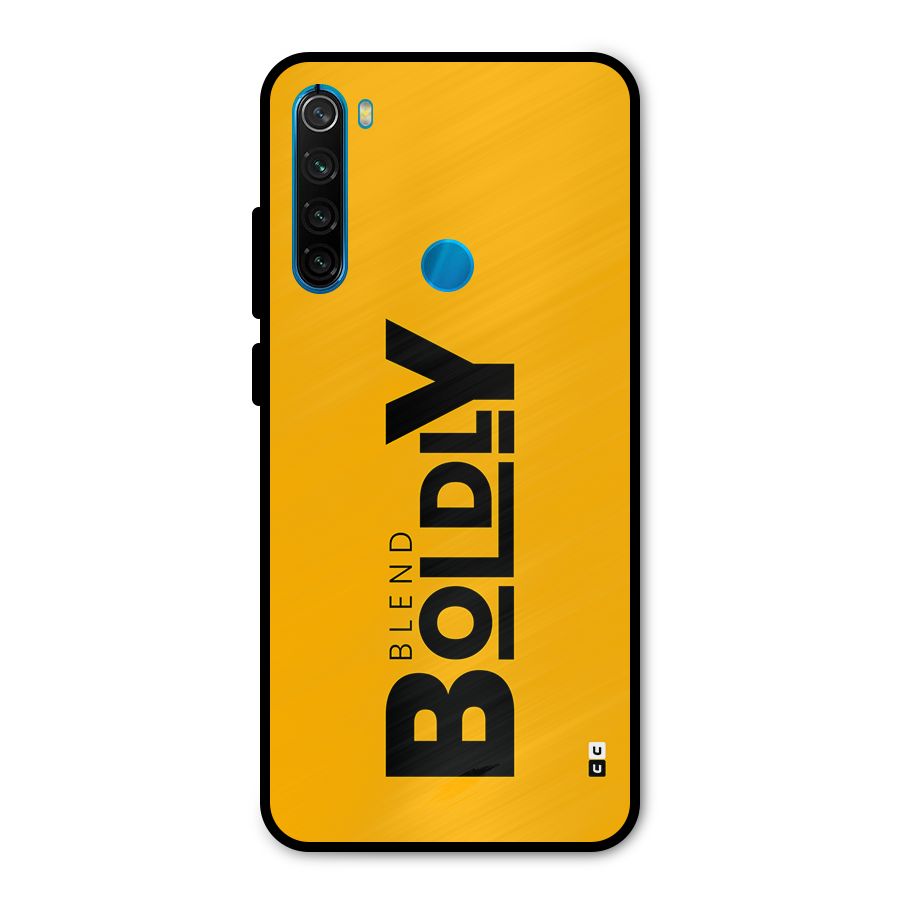 Blend Bold Metal Back Case for Redmi Note 8