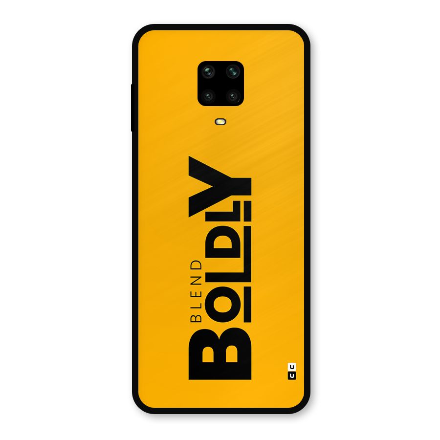 Blend Bold Metal Back Case for Redmi Note 9 Pro