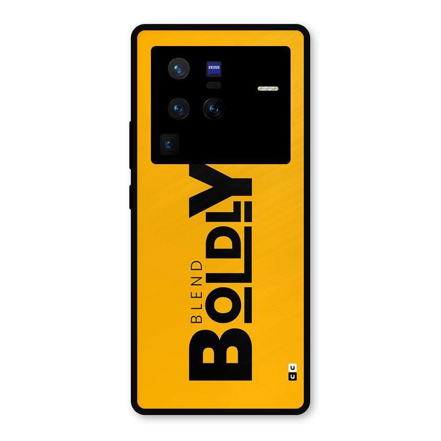 Blend Bold Metal Back Case for Vivo X80 Pro