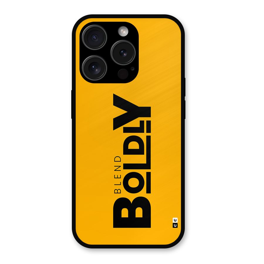 Blend Bold Metal Back Case for iPhone 15 Pro