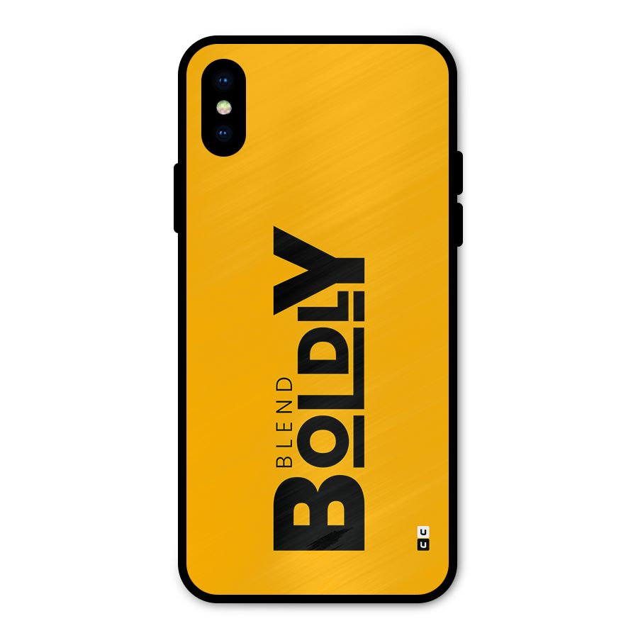 Blend Bold Metal Back Case for iPhone X