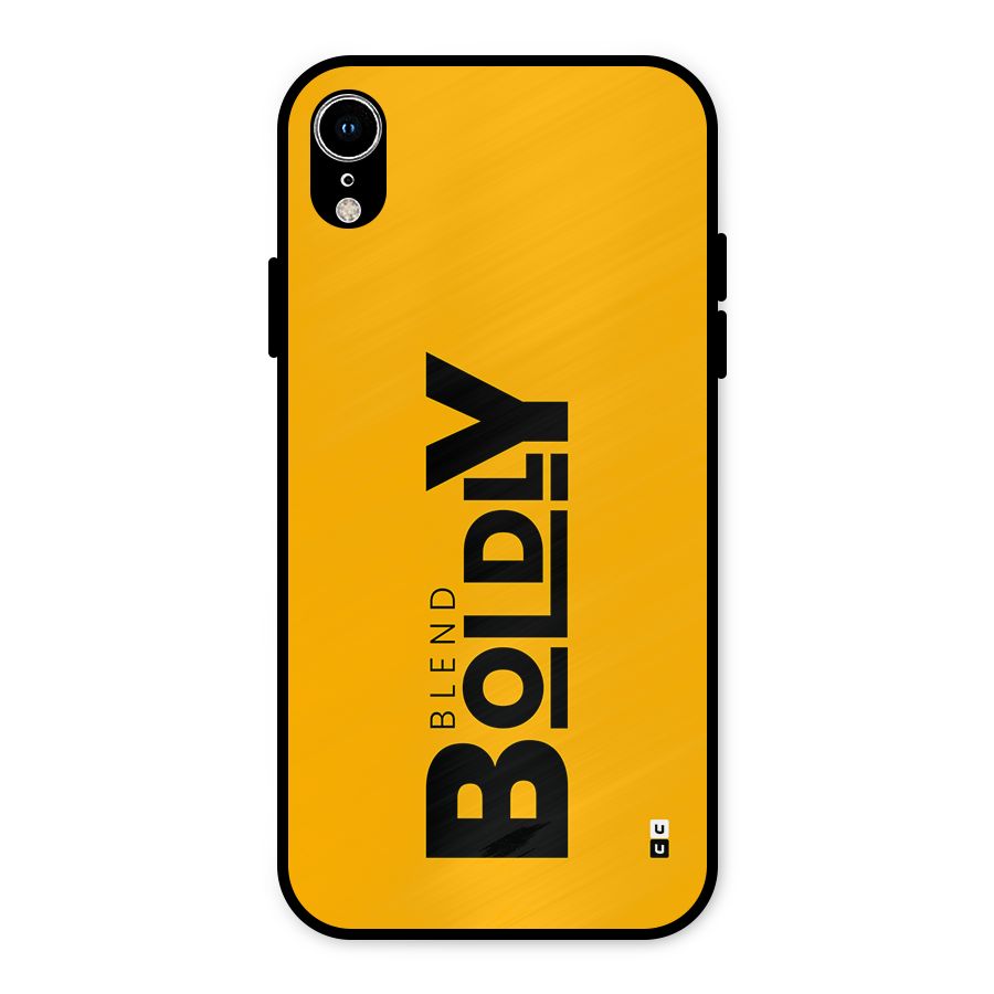 Blend Bold Metal Back Case for iPhone XR