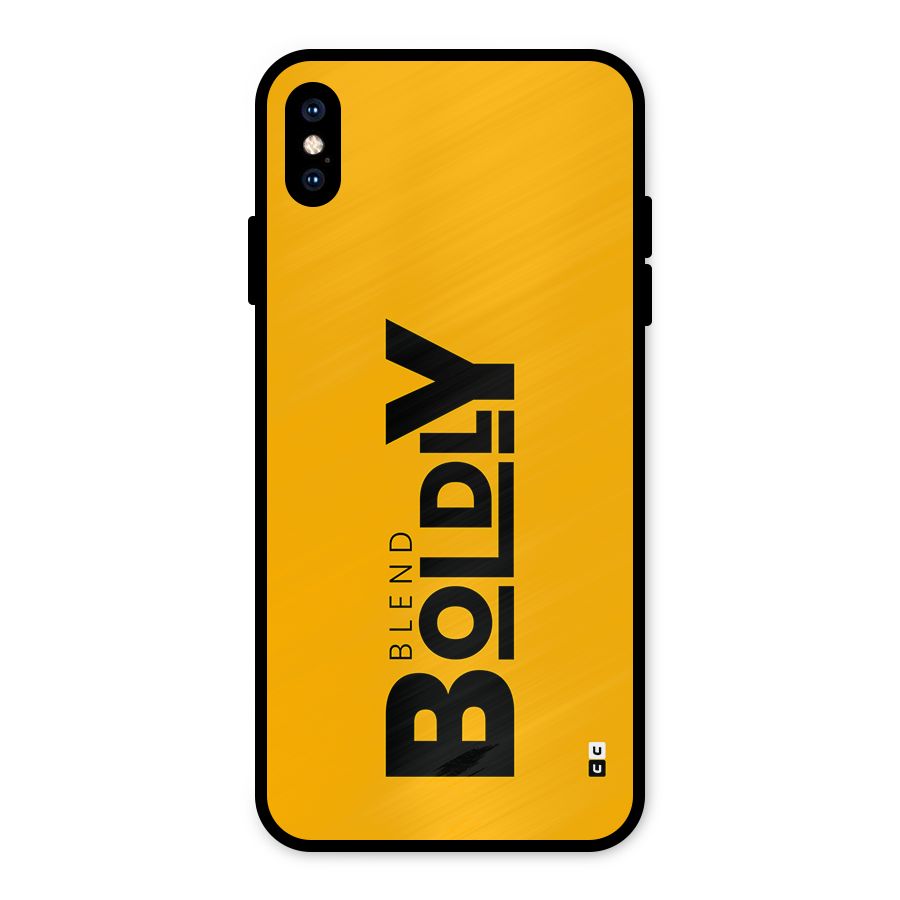 Blend Bold Metal Back Case for iPhone XS Max