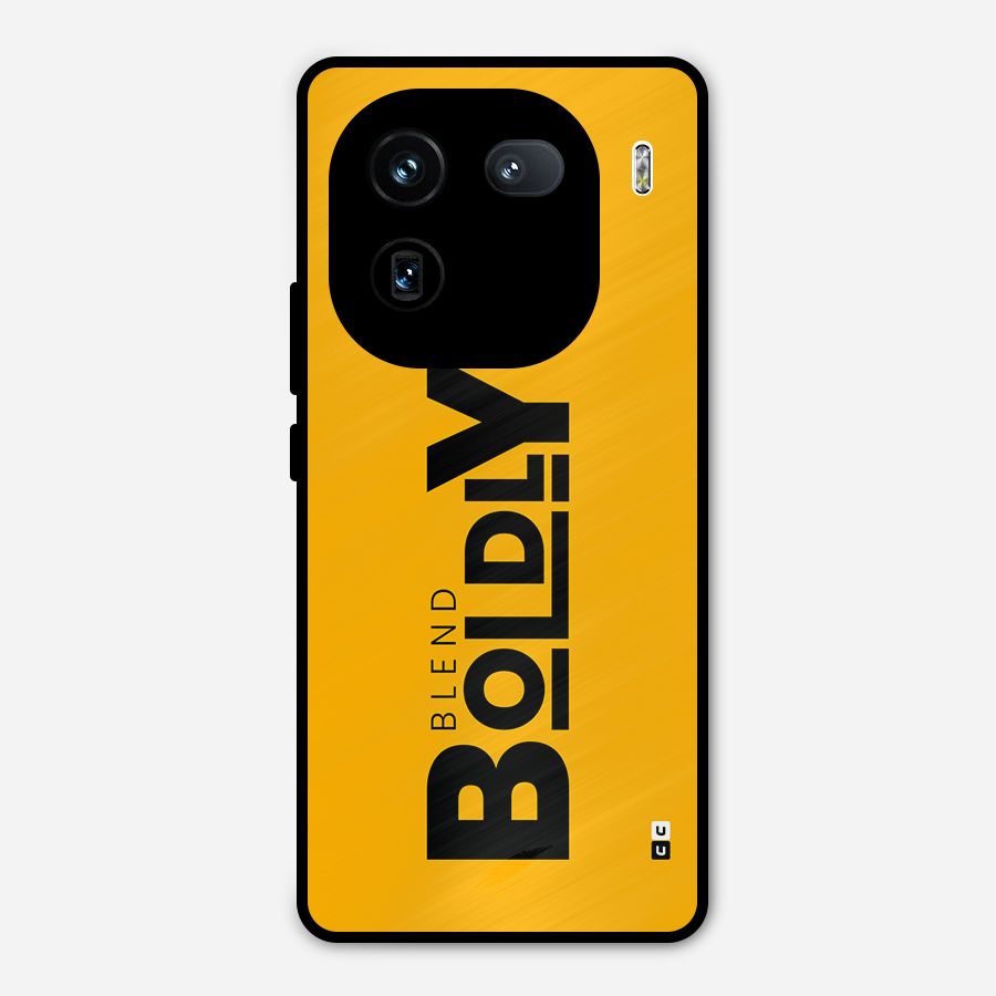 Blend Bold Metal Back Case for iQOO 12