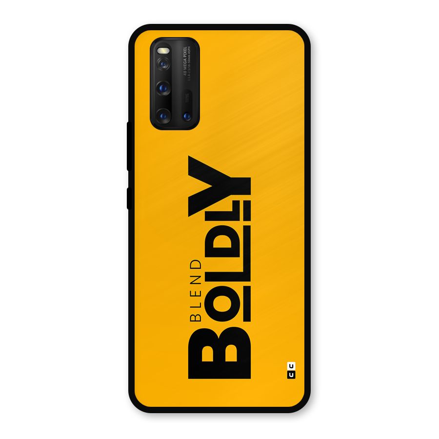Blend Bold Metal Back Case for iQOO 3