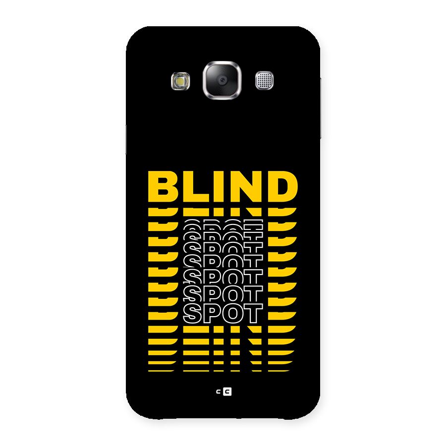 Blind Spot Back Case for Galaxy E5