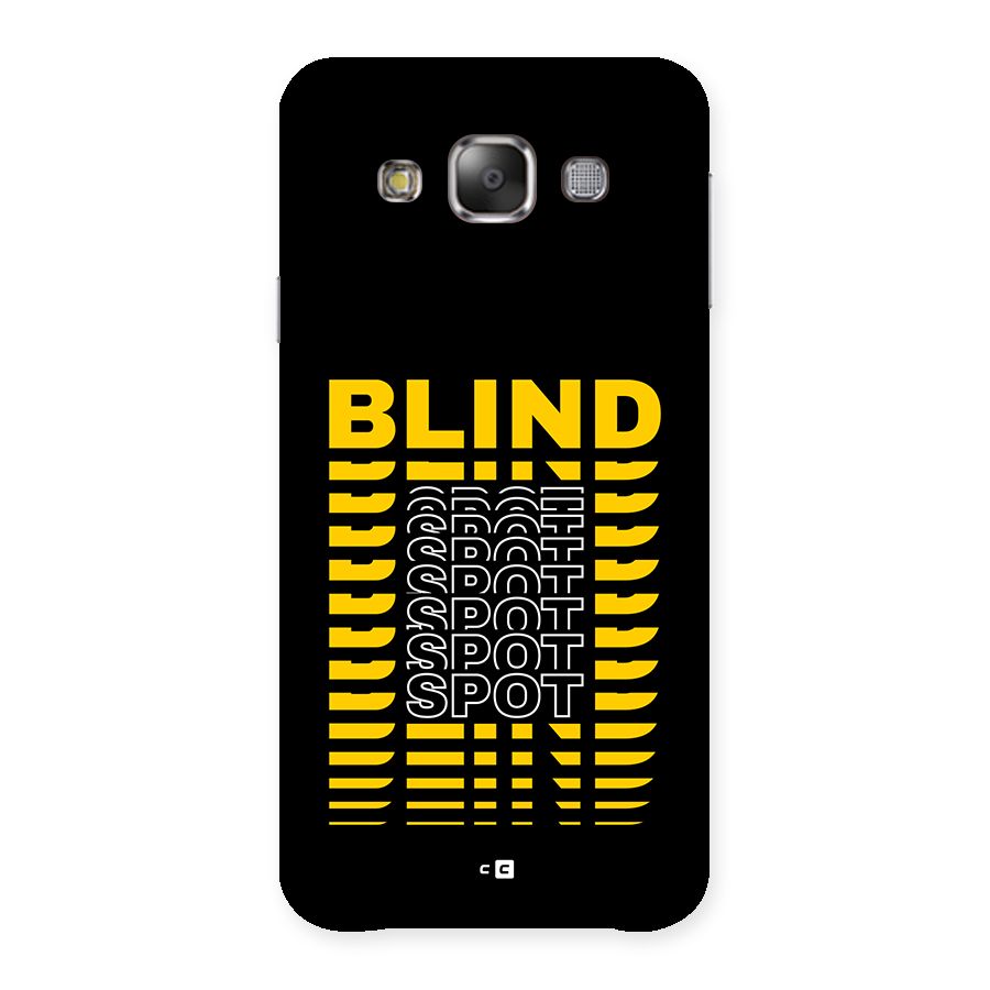 Blind Spot Back Case for Galaxy E7