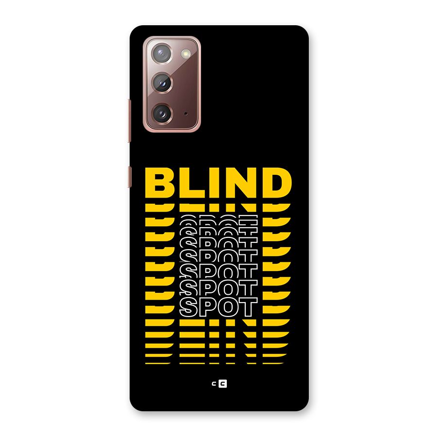 Blind Spot Back Case for Galaxy Note 20