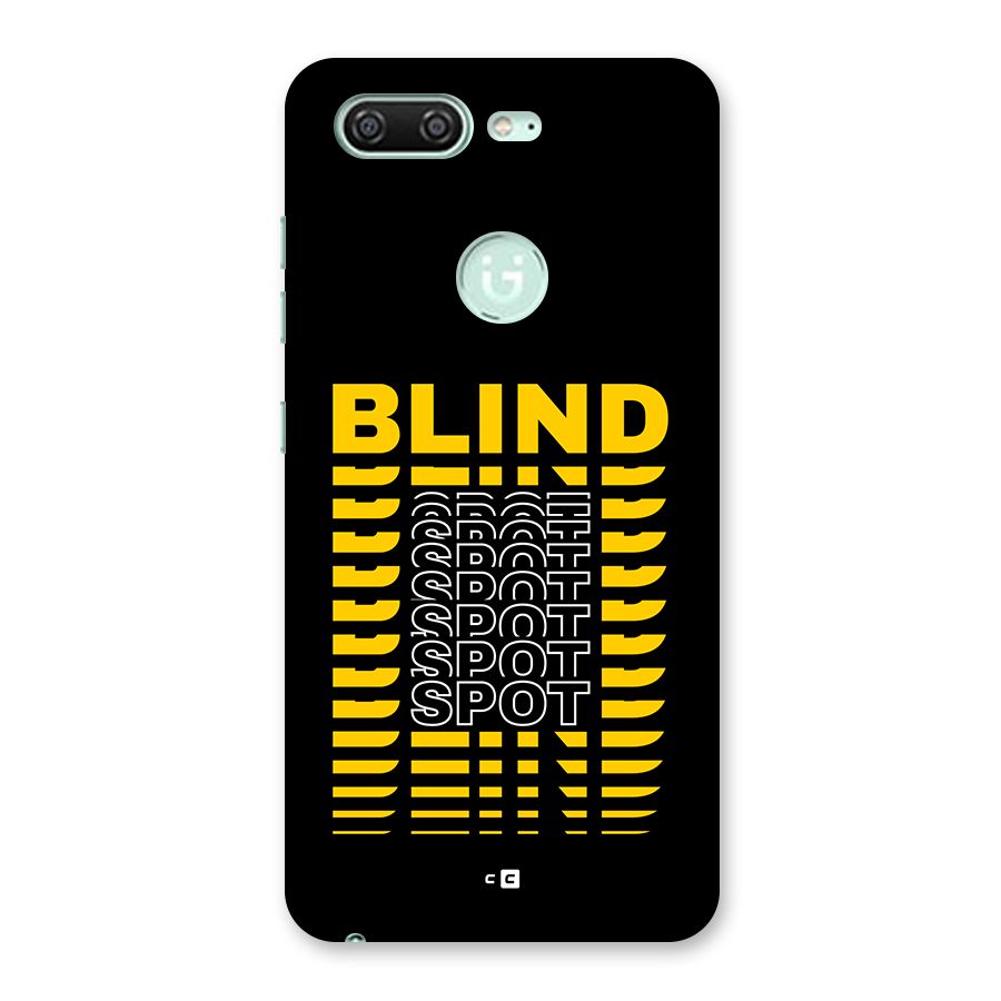 Blind Spot Back Case for Gionee S10