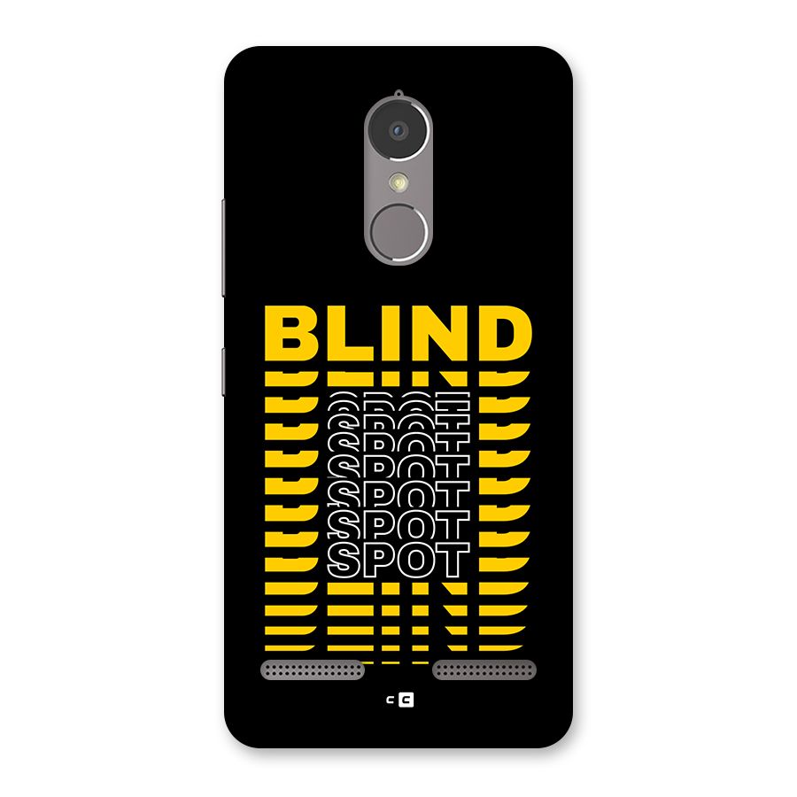 Blind Spot Back Case for Lenovo K6 Power