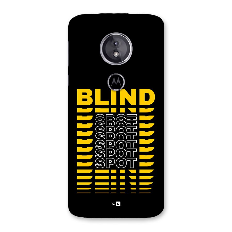 Blind Spot Back Case for Moto E5