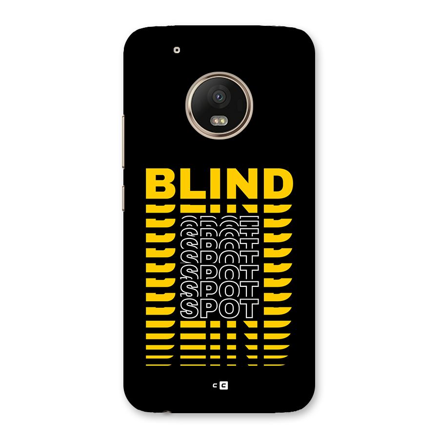 Blind Spot Back Case for Moto G5 Plus