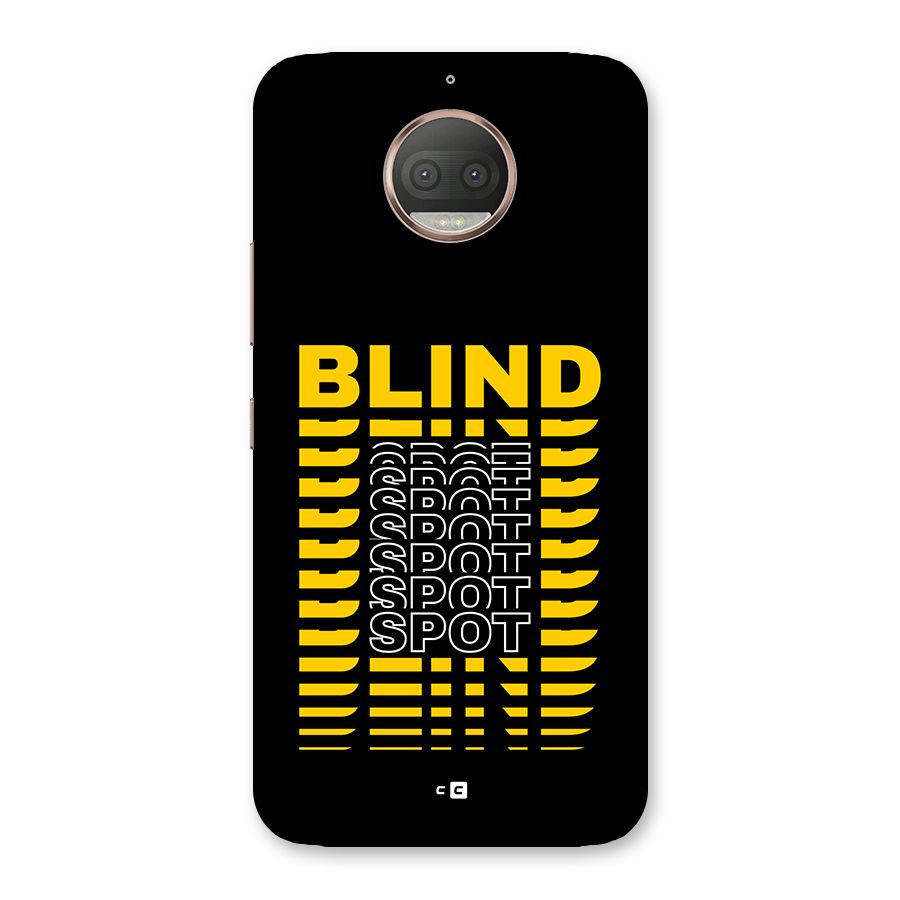 Blind Spot Back Case for Moto G5s Plus