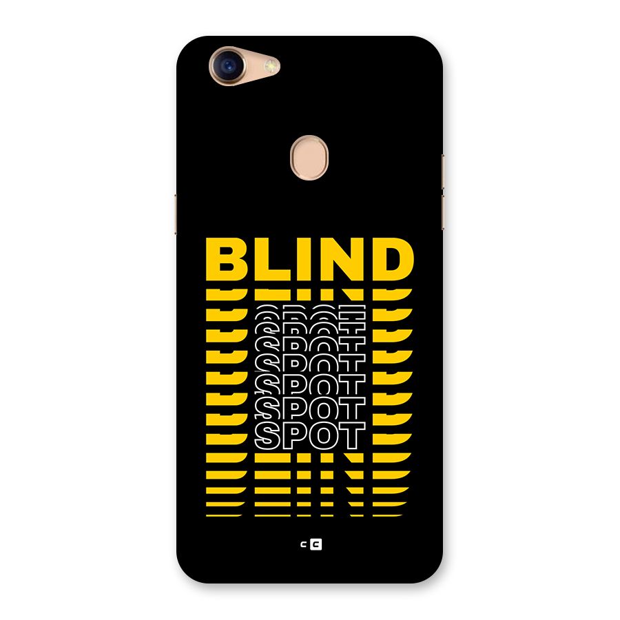 Blind Spot Back Case for Oppo F5 Youth