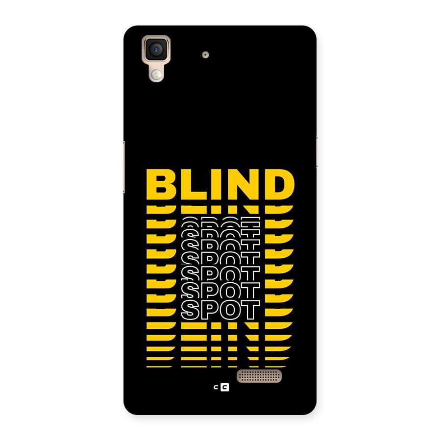 Blind Spot Back Case for Oppo R7