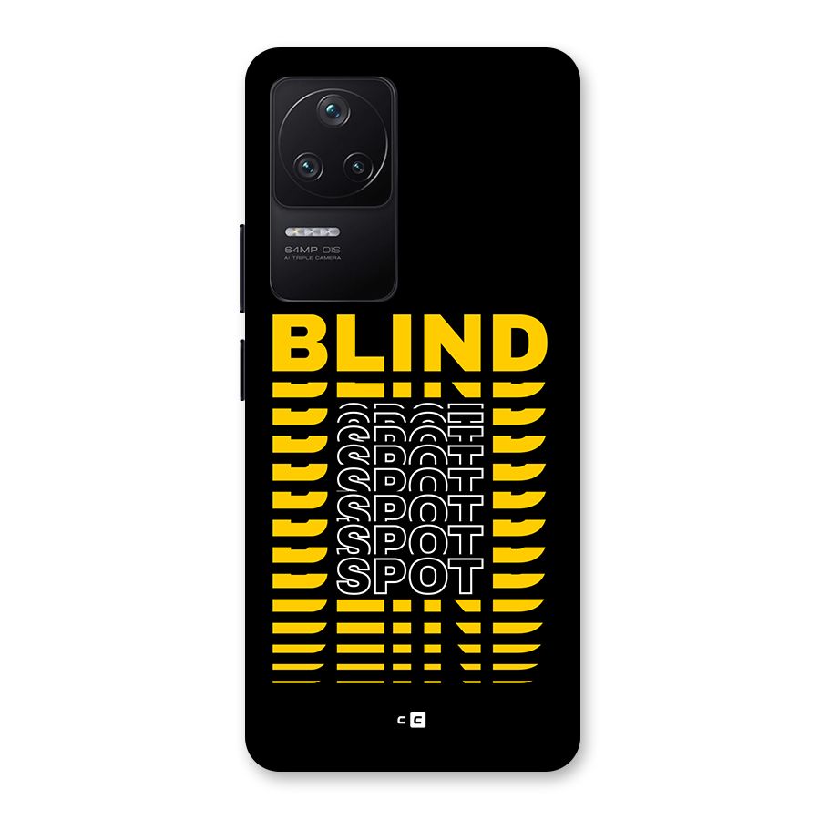 Blind Spot Back Case for Poco F4 5G