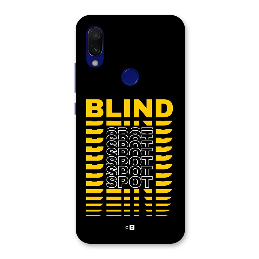 Blind Spot Back Case for Redmi 7