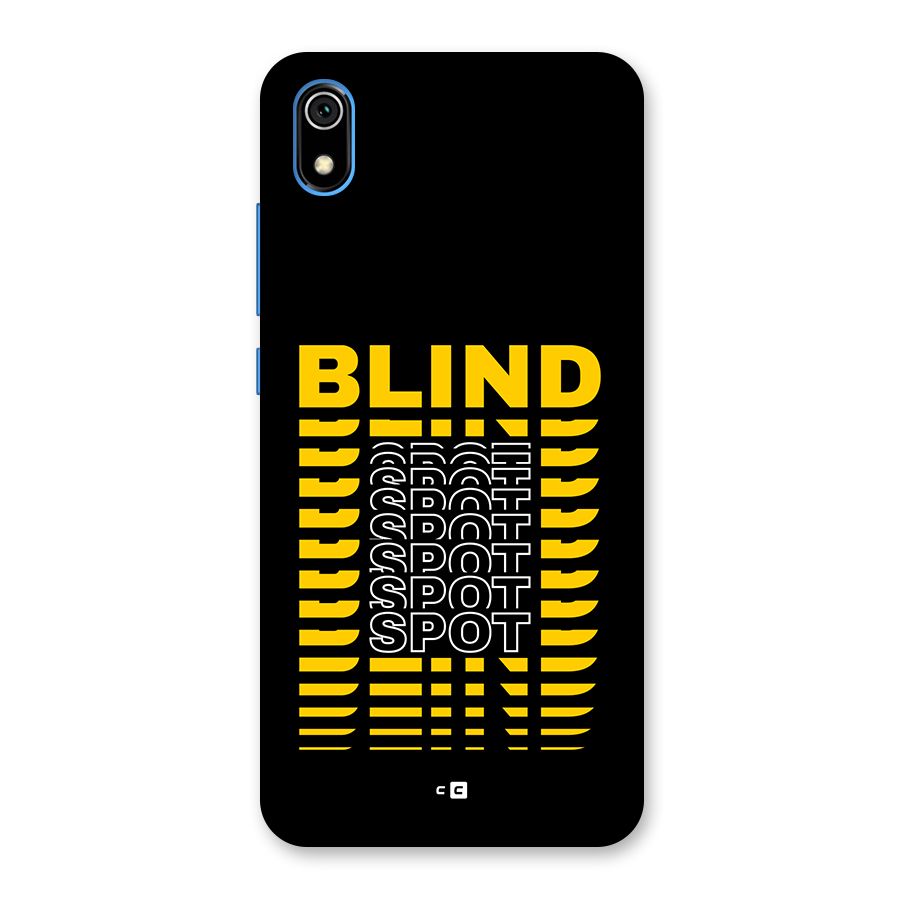 Blind Spot Back Case for Redmi 7A