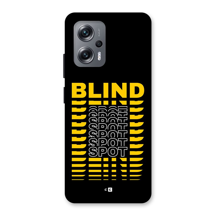 Blind Spot Back Case for Redmi K50i