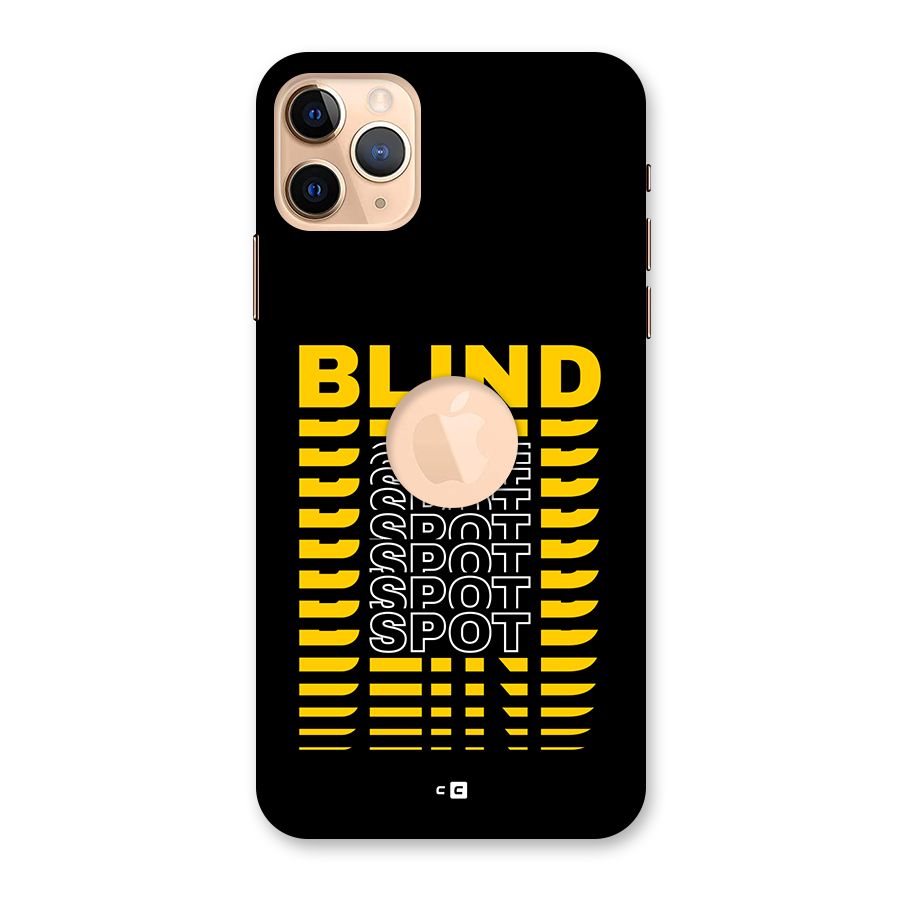 Blind Spot Back Case for iPhone 11 Pro Max Logo Cut