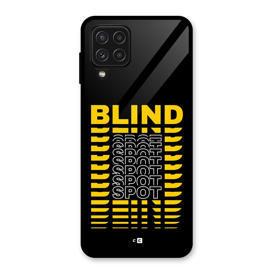Blind Spot Glass Back Case for Galaxy A22 4G