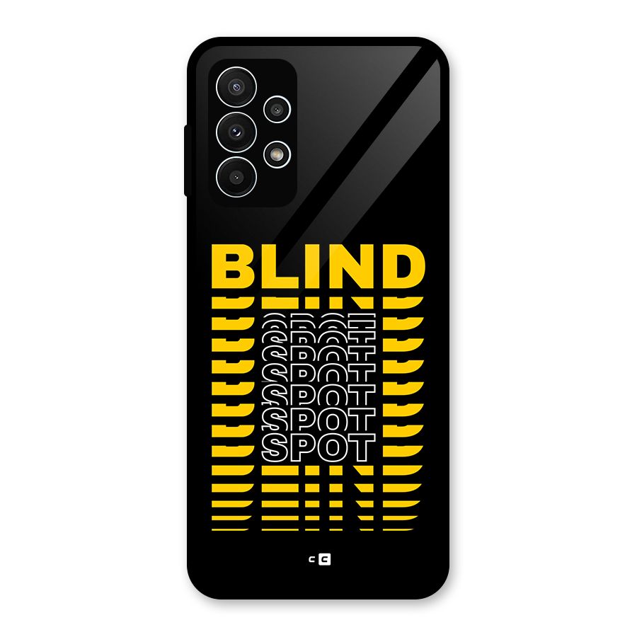 Blind Spot Glass Back Case for Galaxy A23