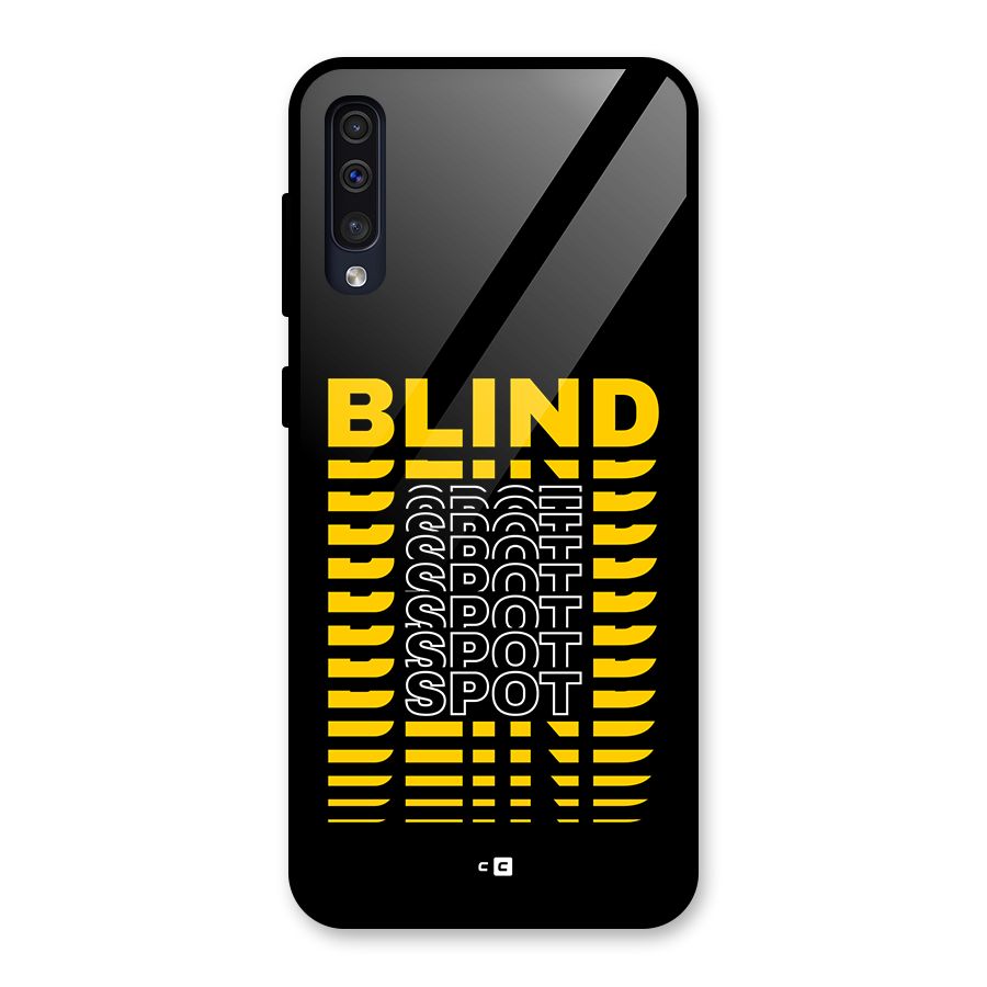Blind Spot Glass Back Case for Galaxy A50s