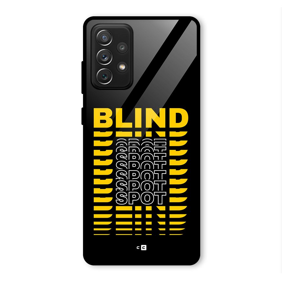 Blind Spot Glass Back Case for Galaxy A72