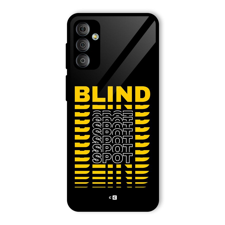 Blind Spot Glass Back Case for Galaxy F23
