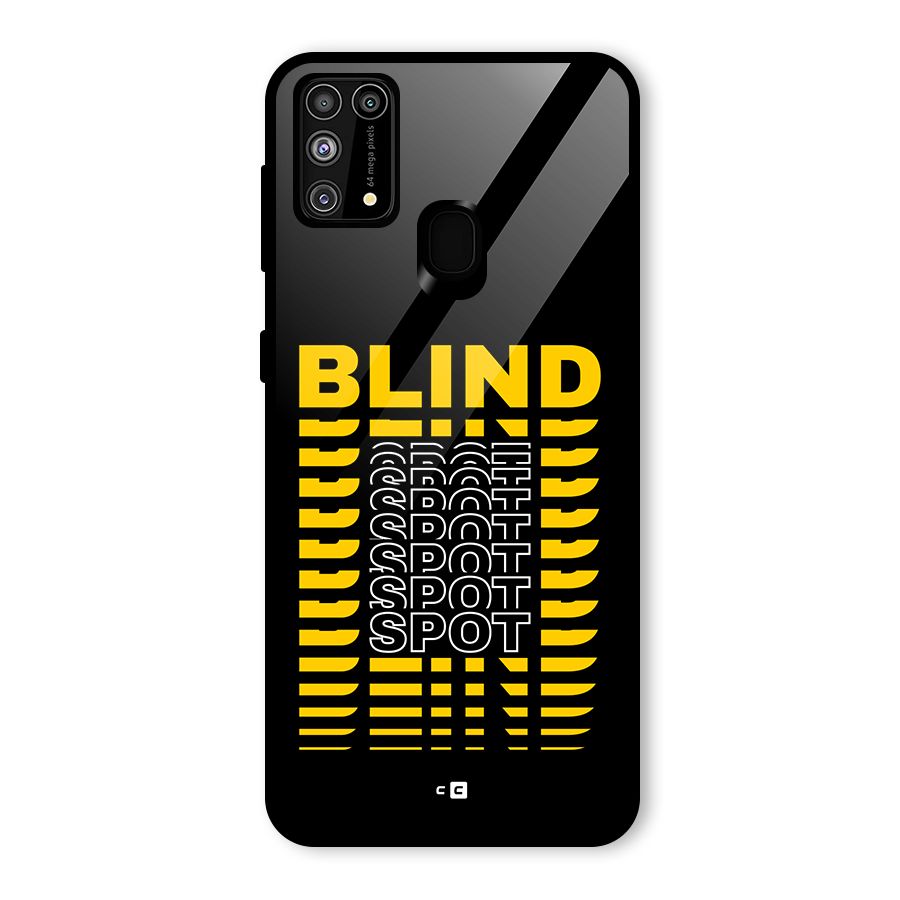 Blind Spot Glass Back Case for Galaxy F41