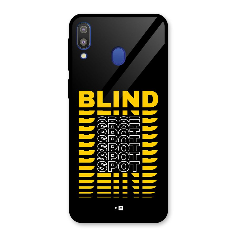 Blind Spot Glass Back Case for Galaxy M20