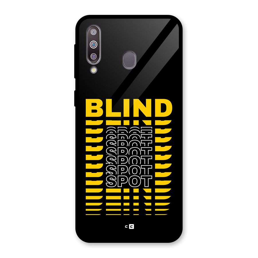 Blind Spot Glass Back Case for Galaxy M30