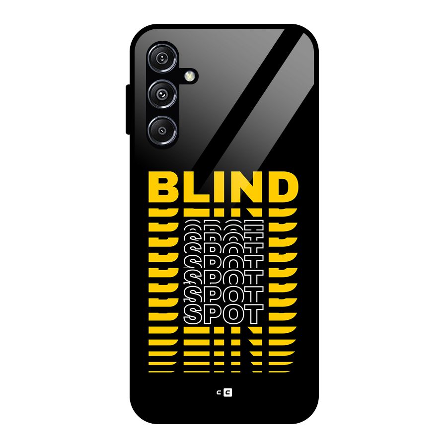 Blind Spot Glass Back Case for Galaxy M34 5G