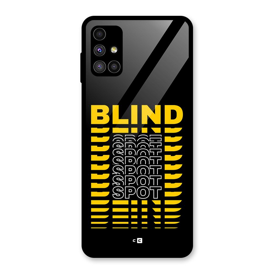Blind Spot Glass Back Case for Galaxy M51