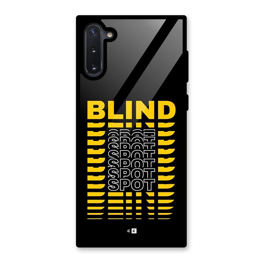 Blind Spot Glass Back Case for Galaxy Note 10