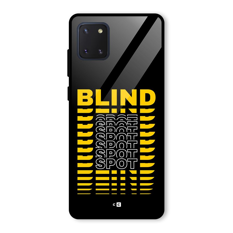 Blind Spot Glass Back Case for Galaxy Note 10 Lite