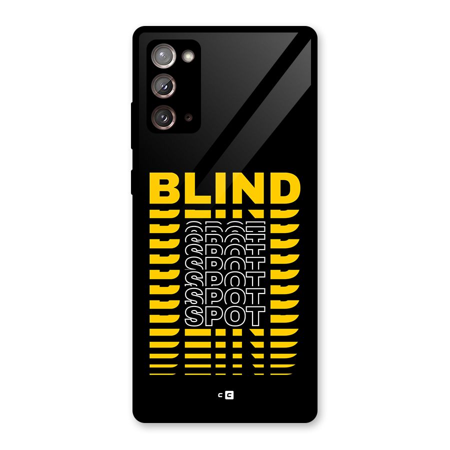 Blind Spot Glass Back Case for Galaxy Note 20