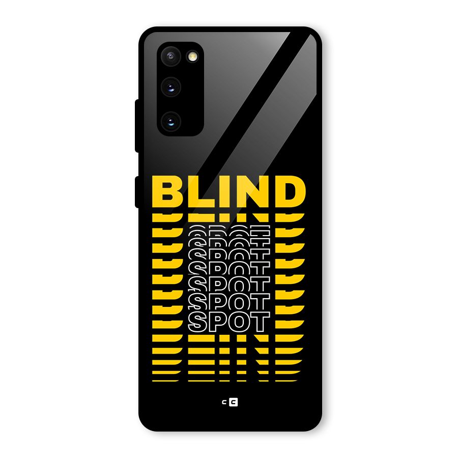 Blind Spot Glass Back Case for Galaxy S20 FE