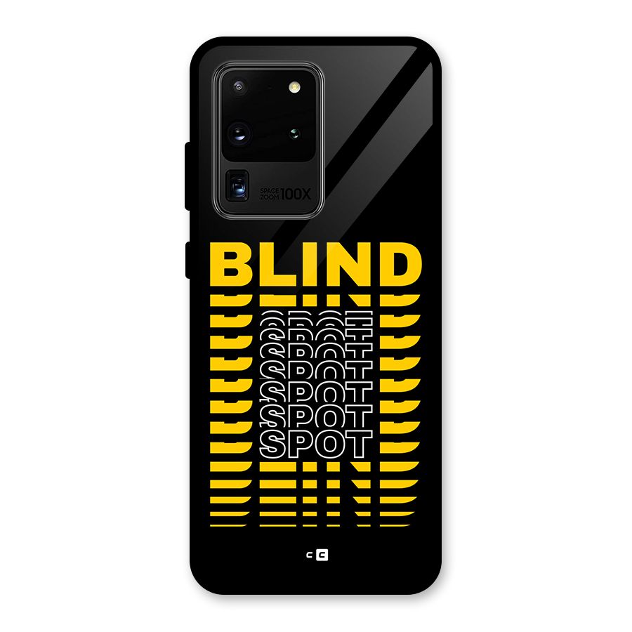 Blind Spot Glass Back Case for Galaxy S20 Ultra