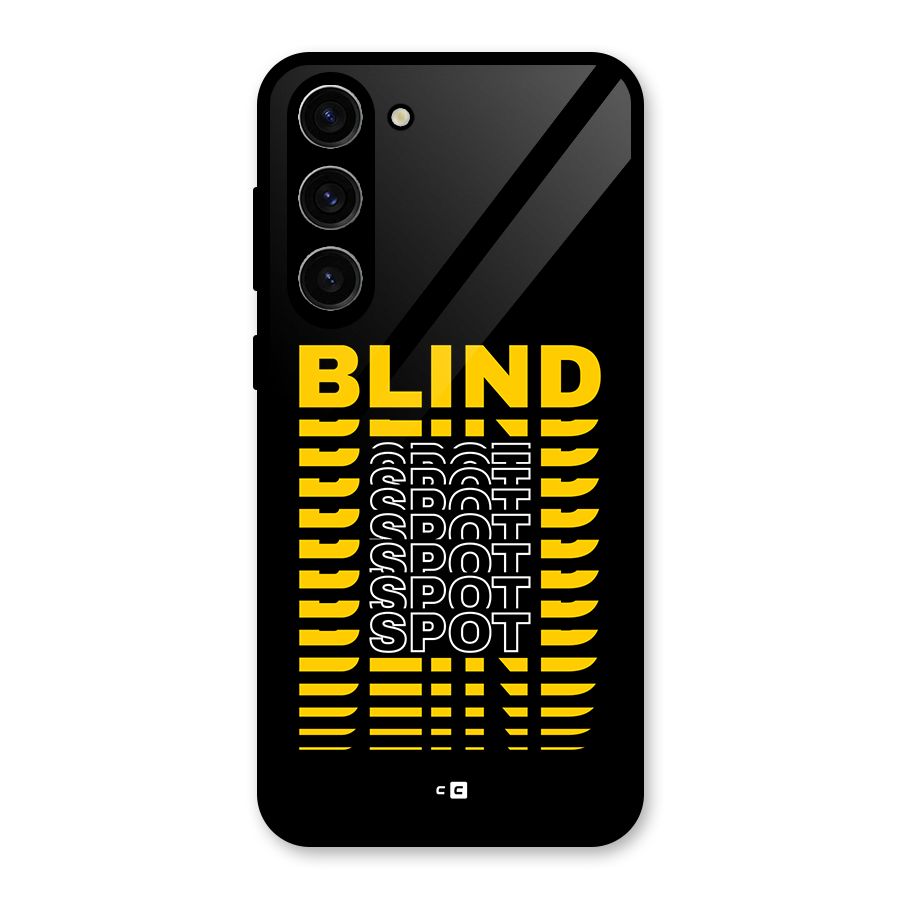 Blind Spot Glass Back Case for Galaxy S23 Plus