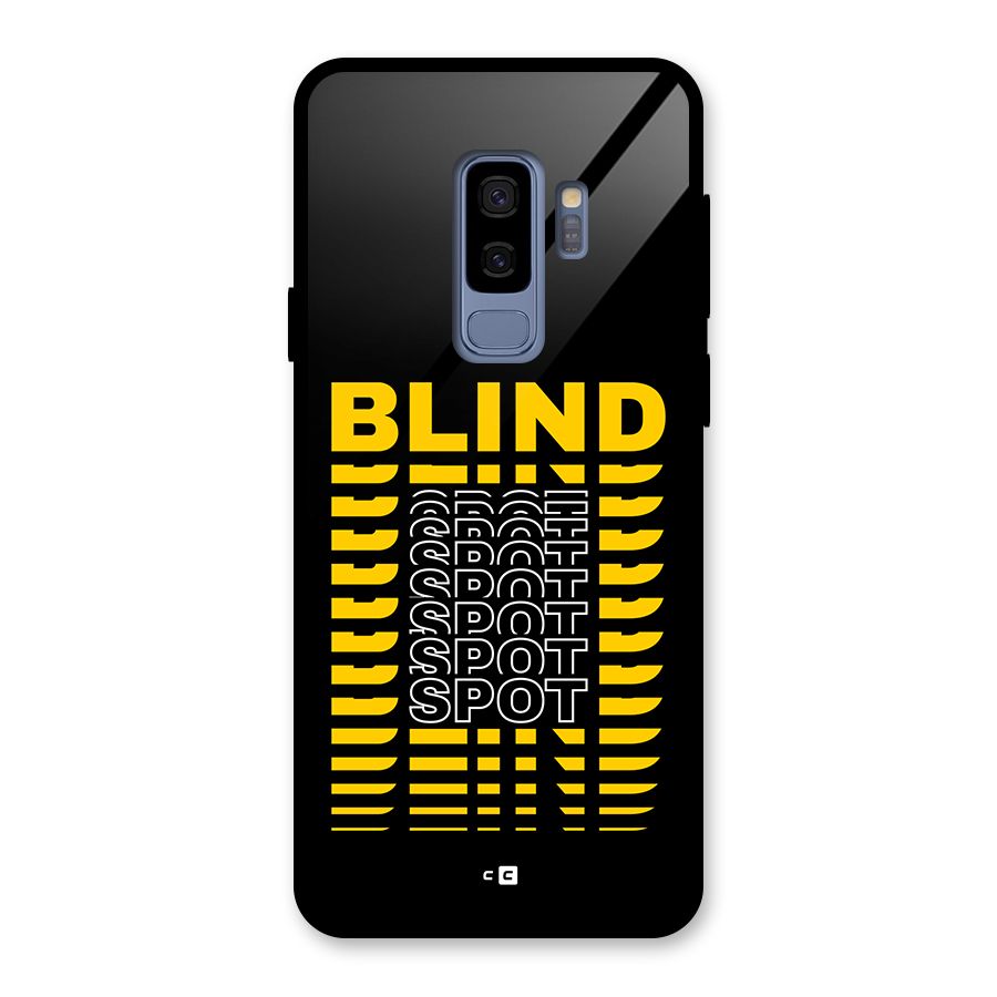 Blind Spot Glass Back Case for Galaxy S9 Plus