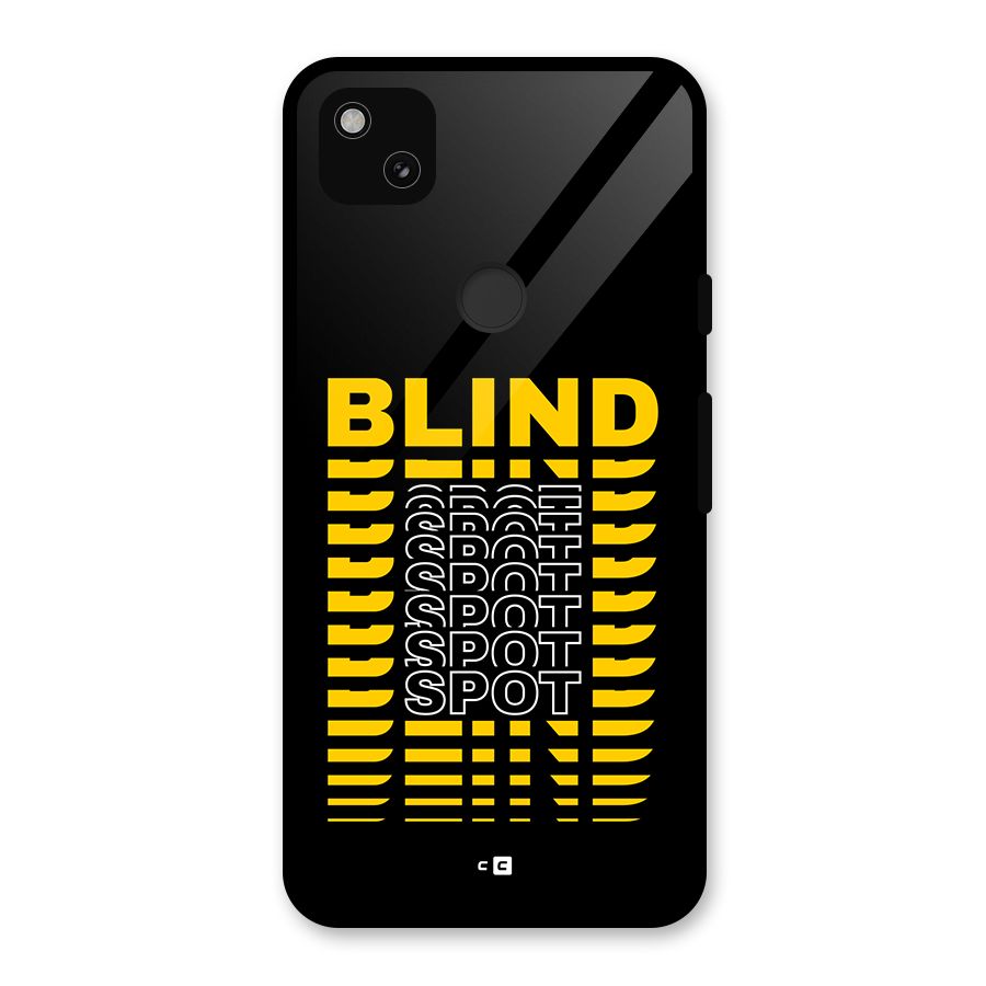 Blind Spot Glass Back Case for Google Pixel 4a