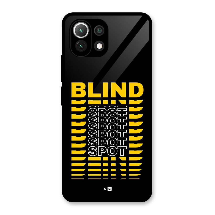 Blind Spot Glass Back Case for Mi 11 Lite NE 5G