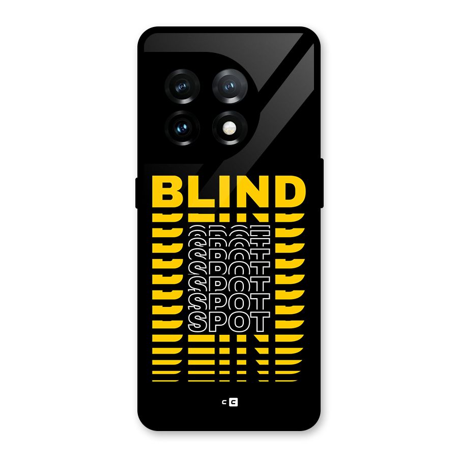 Blind Spot Glass Back Case for OnePlus 11