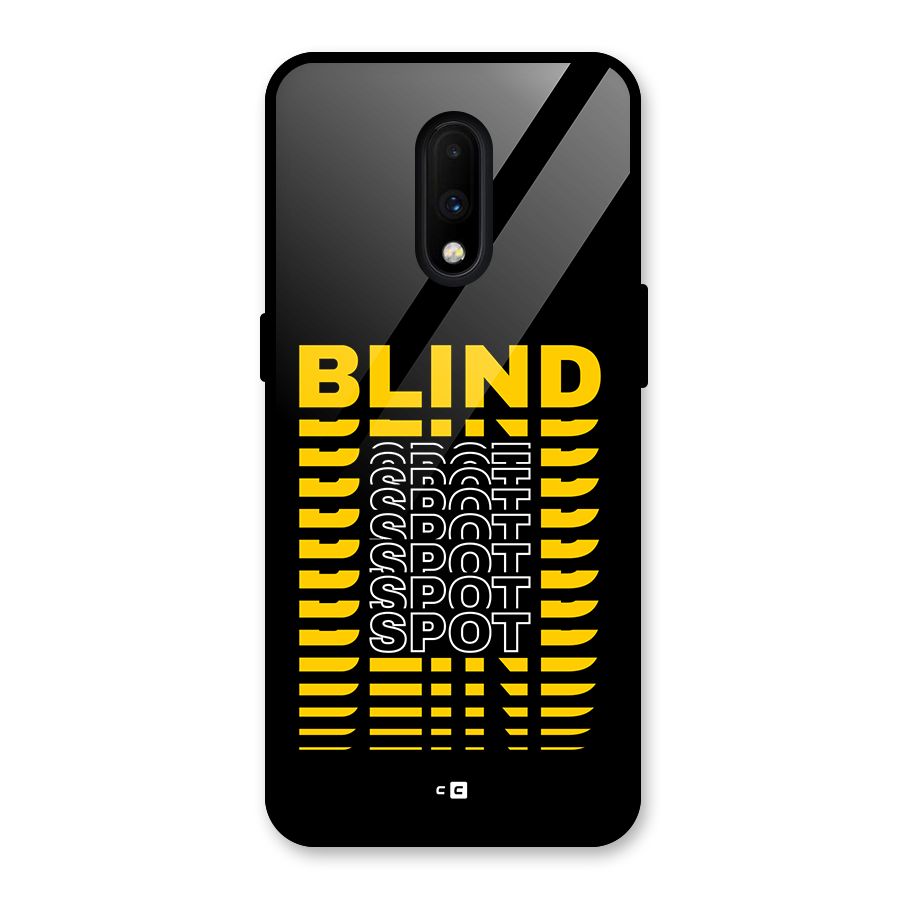 Blind Spot Glass Back Case for OnePlus 7