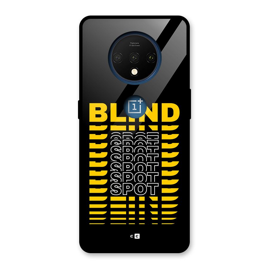 Blind Spot Glass Back Case for OnePlus 7T