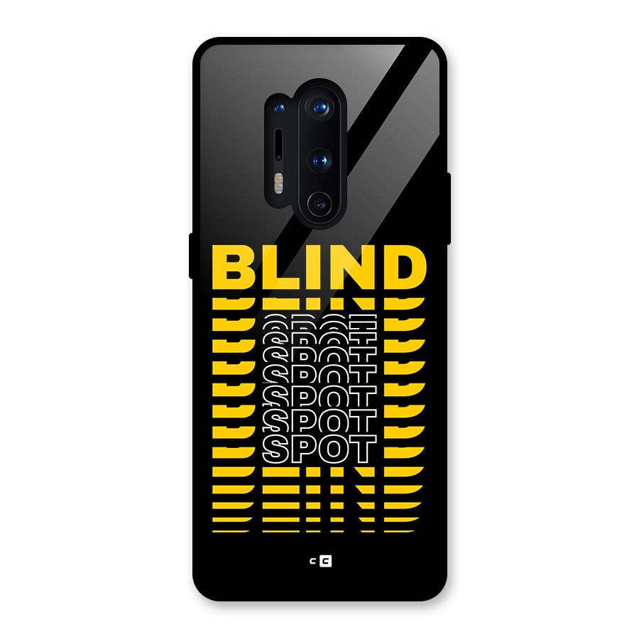 Blind Spot Glass Back Case for OnePlus 8 Pro
