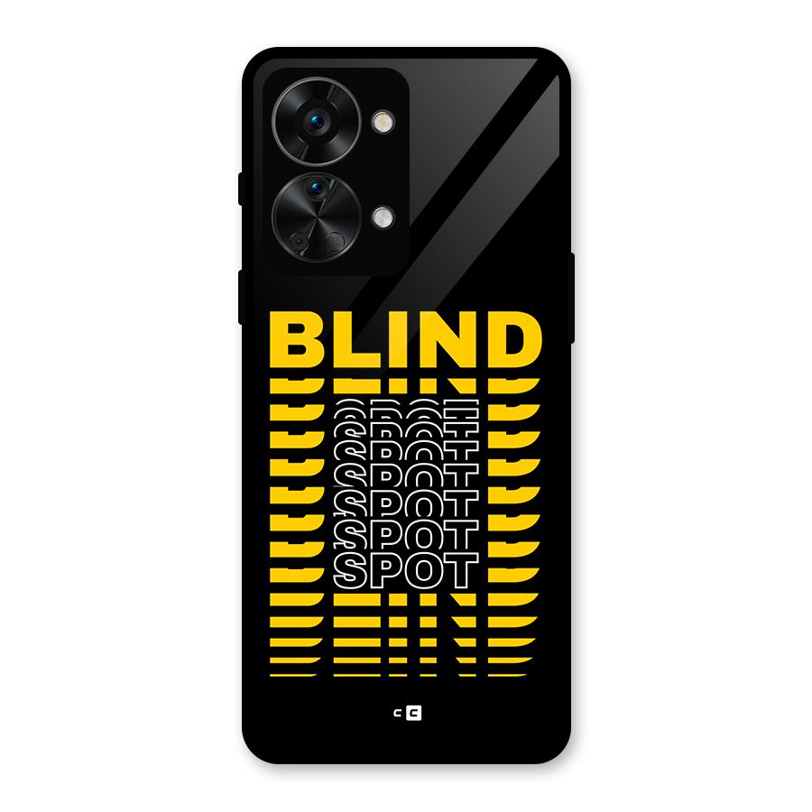 Blind Spot Glass Back Case for OnePlus Nord 2T