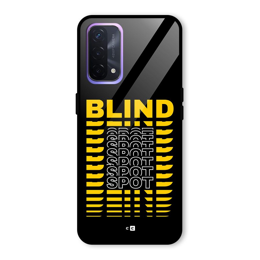 Blind Spot Glass Back Case for Oppo A74 5G