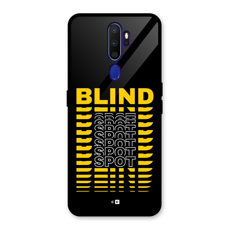Blind Spot Glass Back Case for Oppo A9 (2020)